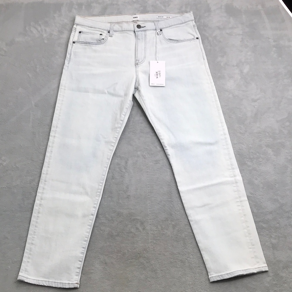 Edwin Women's Maddox Cropped Light Wash Jeans New